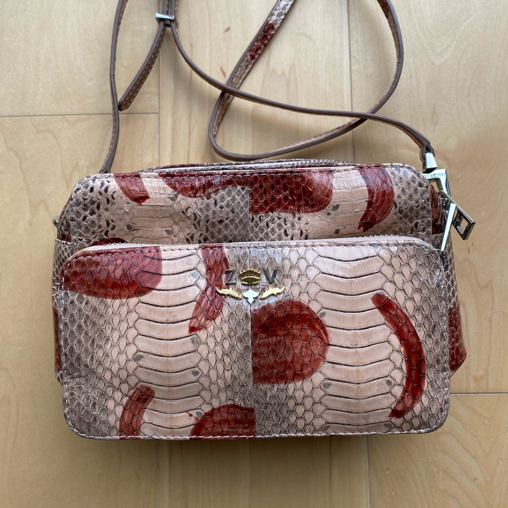 Zadie & Voltaire Python Camera Bag - image 1